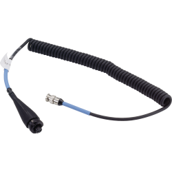 SENSOR.CABLE-COILED-MIL-BNC-BLU