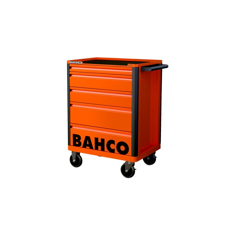 Carro 5 Cajones 26" Naranja