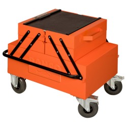 Caja Metálica Con Ruedas