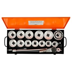 Socket Set 1", 19 Pcs Inches