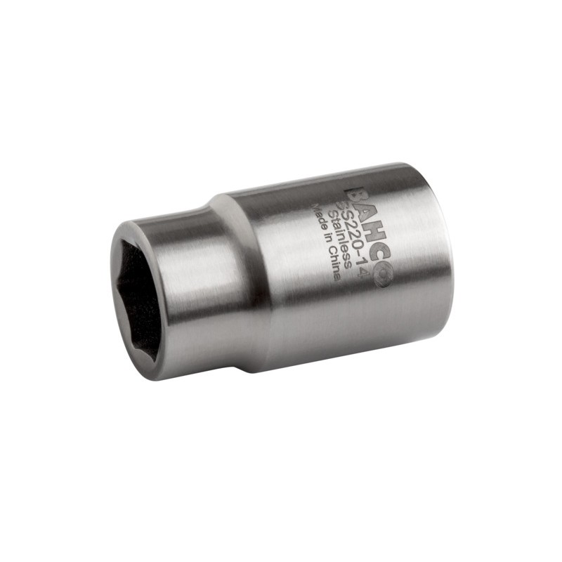 1/4" Vaso Hex. Acero Inox 4