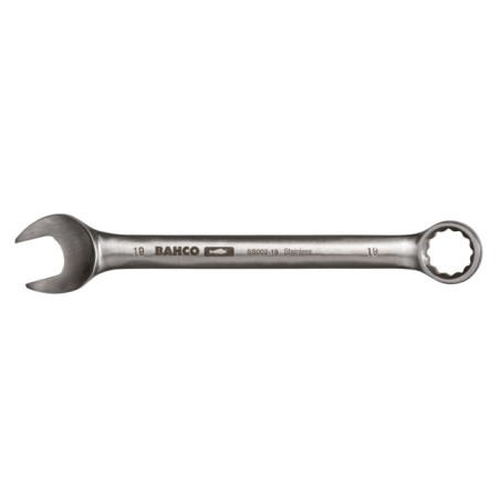 Llave combinada acodada de acero inoxidable d